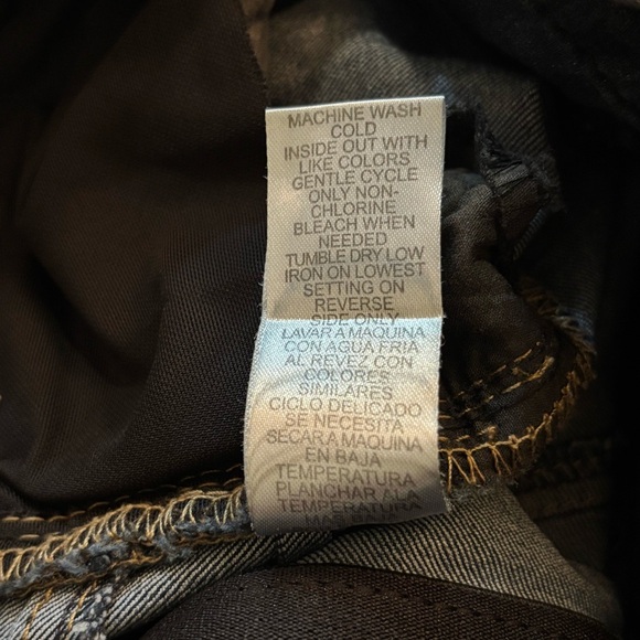 Democracy Ab Solution Denim Shorts High Waist Stretch Distressed Womens Size 4 - Picture 14 of 14